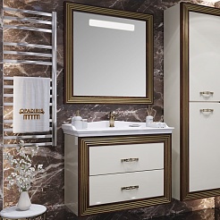 Opadiris Мебель для ванной Карат 80 золото – фотография-1